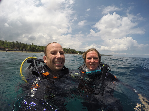 Scuba Diving on Nusa Penida in Bali